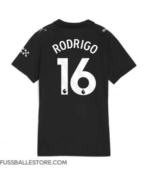 Günstige Manchester City Rodri Hernandez #16 Auswärtstrikot Damen 2025-26 Kurzarm Günstige Manchester City Rodri Hernandez #16 Auswärtstrikot Damen 2025-26 Kurzarm